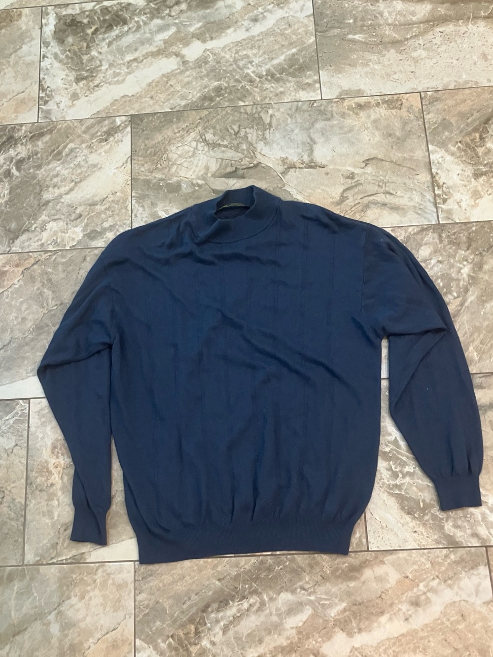 Principe Sweater Mens M Made in Italy Merino Wool Turtleneck Pullover